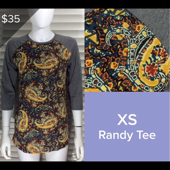 LuLaRoe Tops - NWT! LuLaRoe Randy baseball tee